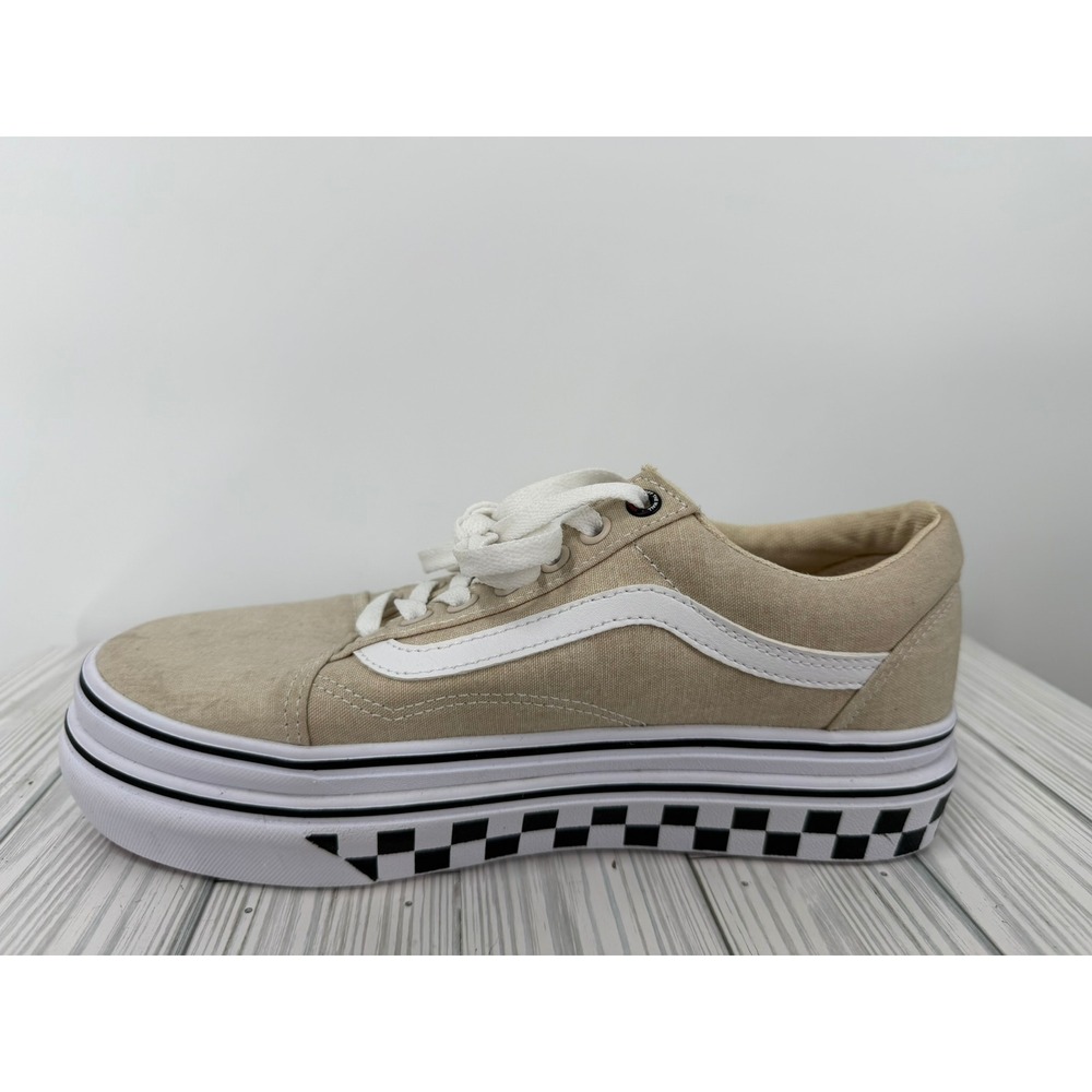 VANS SUPER COMFYCUSH PLATFORM CANVAS SANDSHELL Womens Size 9 New - Picture 11 of 15